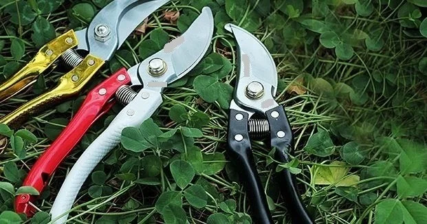 BarkoFix Pruning Shears 210 mm Spare Spring Metal Handled Pruning Shears 21 cm Long