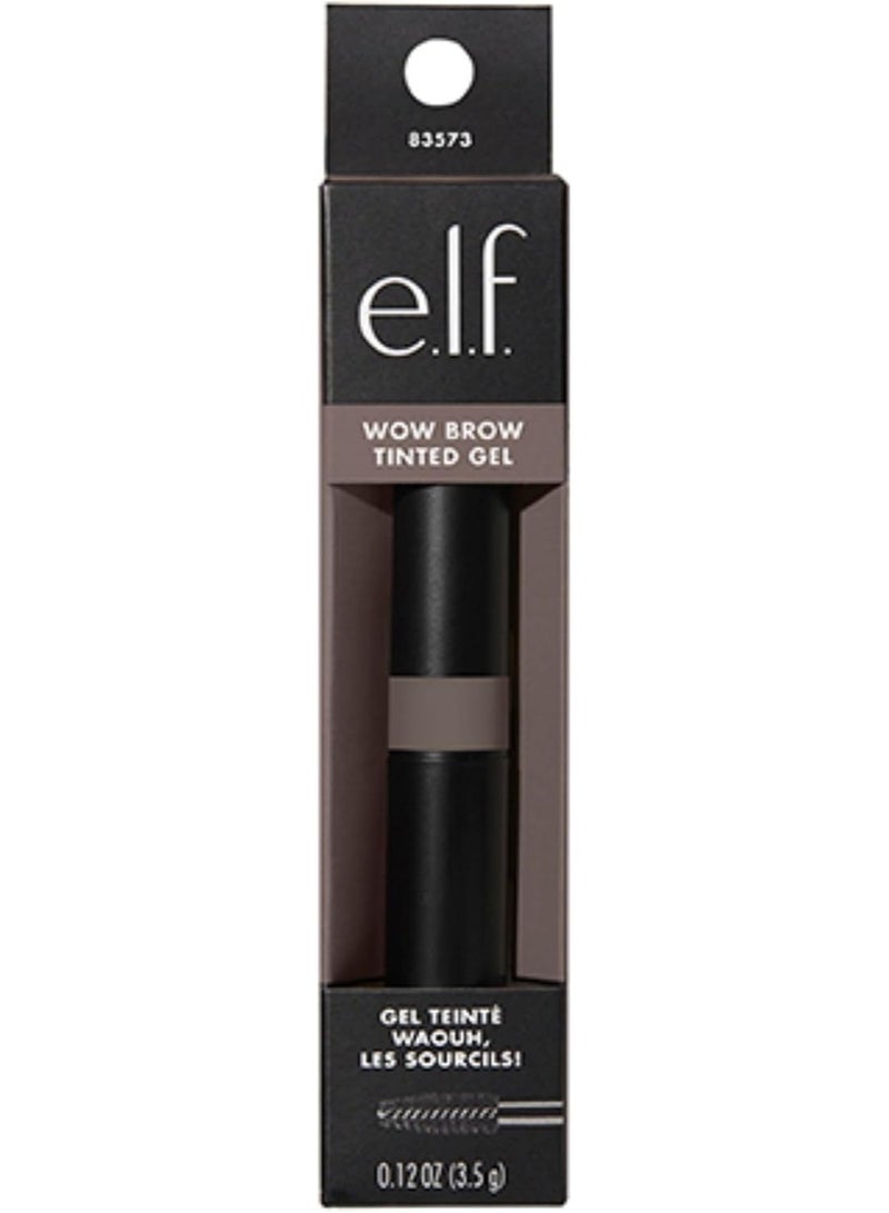 elf Wow Brow Gel, Volumizing, Buildable, Wax-Gel Hybrid, Creates Full, Voluminous-Looking Brows, Locks Brow Hairs In Place, Neutral Brown, Fiber-Infused, 0.12 Oz - Image 3