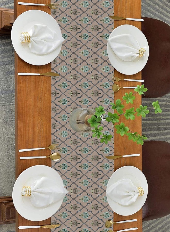 Homewards Charbagh Table Runner Oil & Water Repellant Size 32.5x180 cm - Image 4