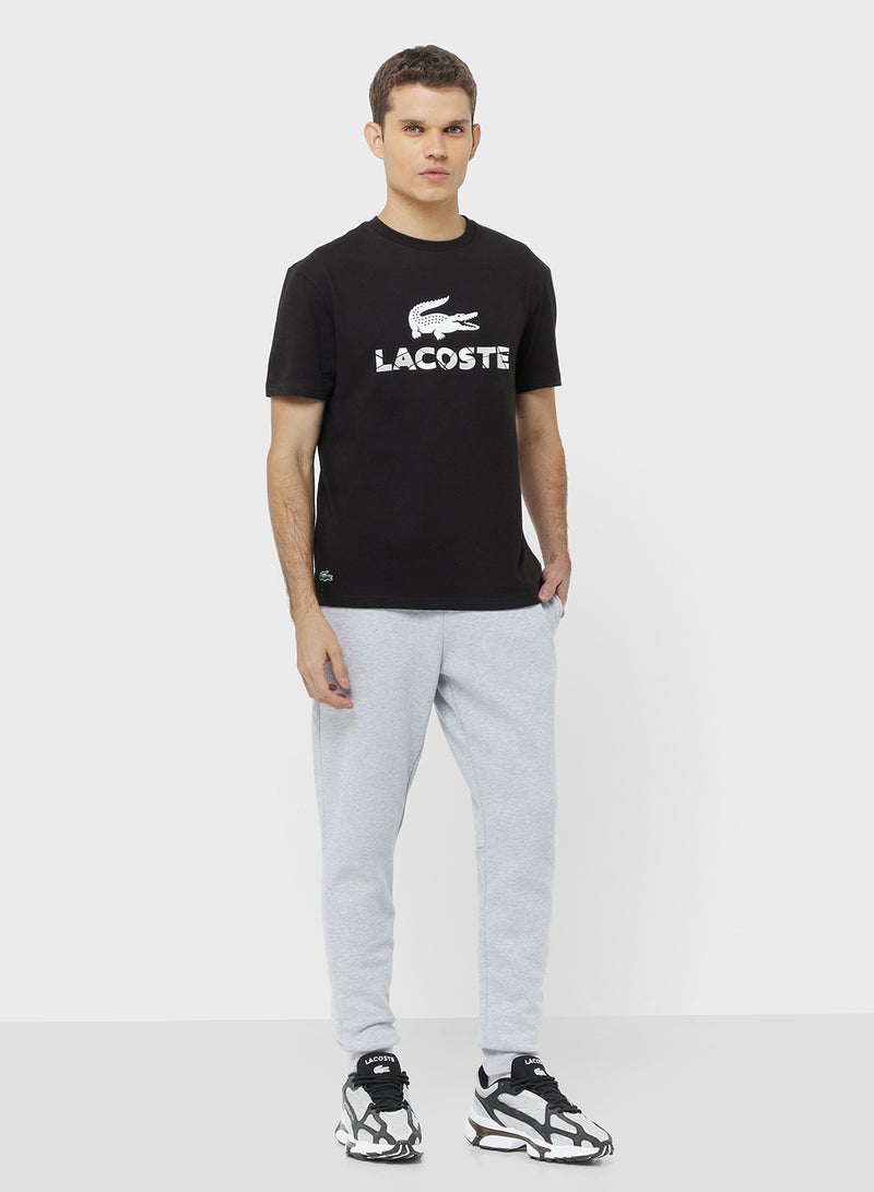 LACOSTE Logo Crew Neck T Shirt - Image 4