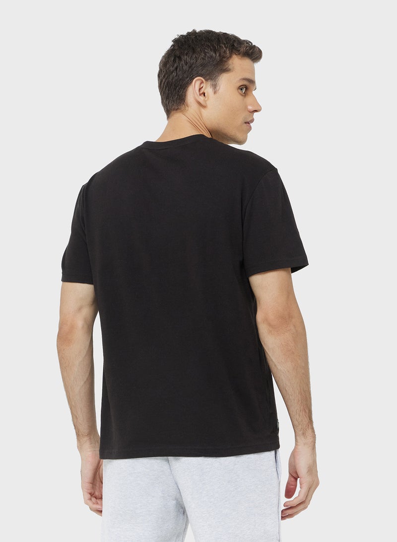 LACOSTE Logo Crew Neck T Shirt - Image 2