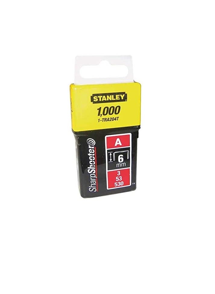 Stanley Type A Light Duty Staple Pins, 1-TRA204T - Image 1