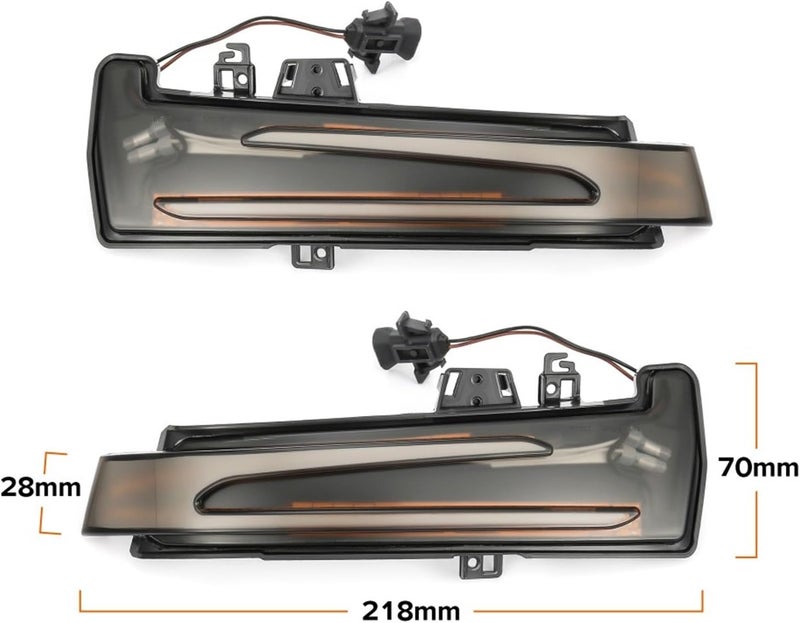 Vuzmode Dynamic Turn Signal Mirror Indicator Lights for Mercedes - Image 2