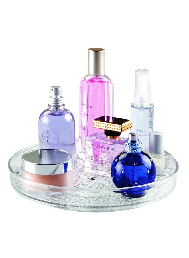 InterDesign iDesign The Rain Collection Lazy Susan Turntable Organizer, 9" x 9" x 1.5", Clear - Image 5