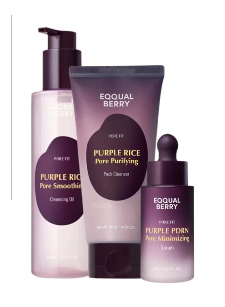 إيكوالبيري مجموعة إكوالبيري للأرز الأرجواني لتصغير المسام وتنعيمها - Image 4