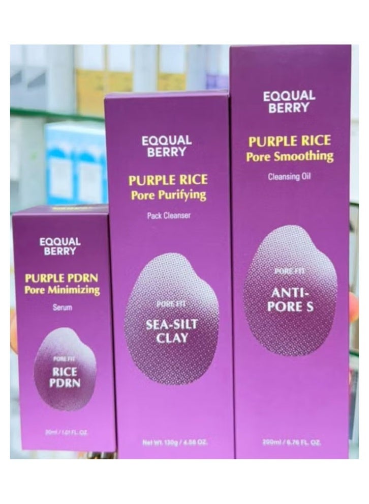 إيكوالبيري مجموعة إكوالبيري للأرز الأرجواني لتصغير المسام وتنعيمها - Image 3