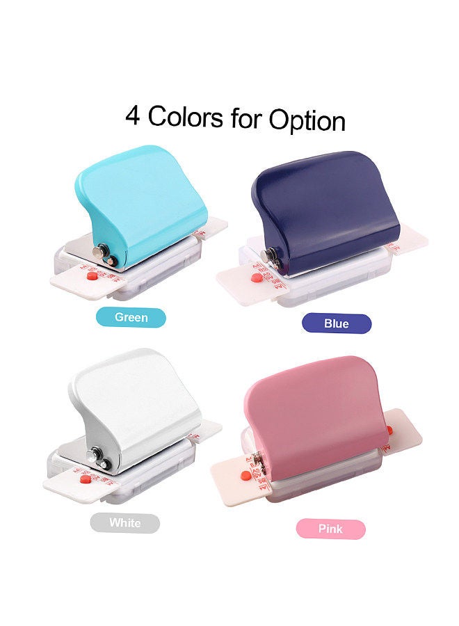 Kw-trio 6-Hole Paper Punch Handheld Metal Hole Puncher 5 Sheet Capacity 6mm for A4 A5 B5 Notebook Scrapbook Diary Planner  - Image 2