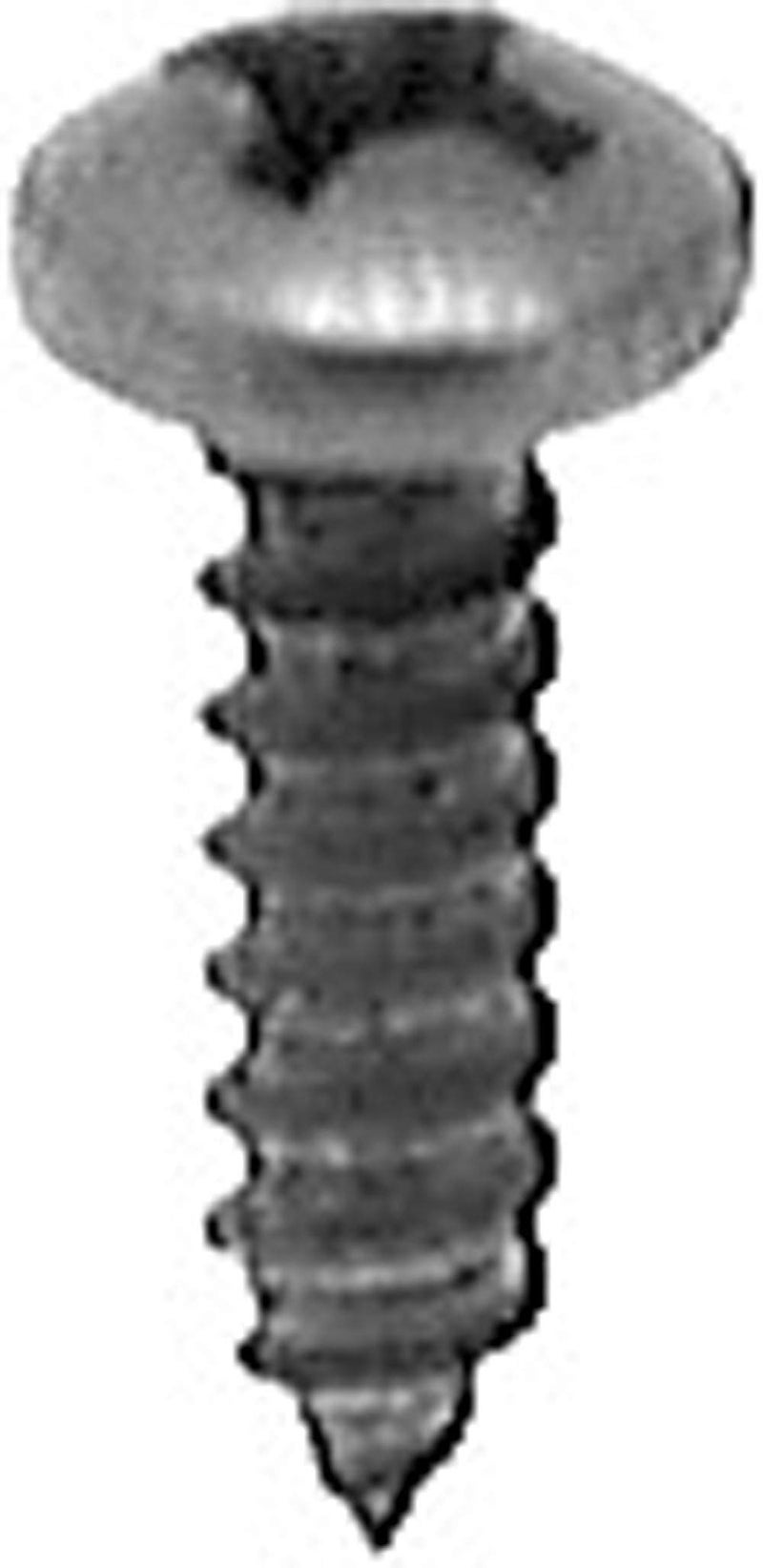 Clips AND FASTENERS 100#6 X 1/2" Phillips Pan Head Tapping Screws Black Ox - Image 1