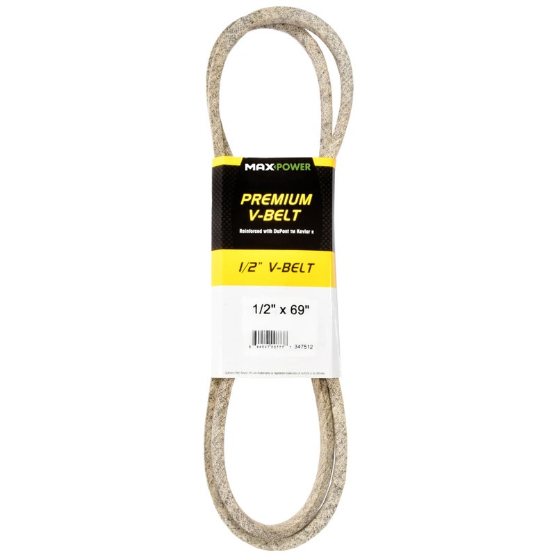 Maxpower 347512 Premium Belt Reinforced with Kevlar Fiber Cords, 1/2" x 69" - Image 5