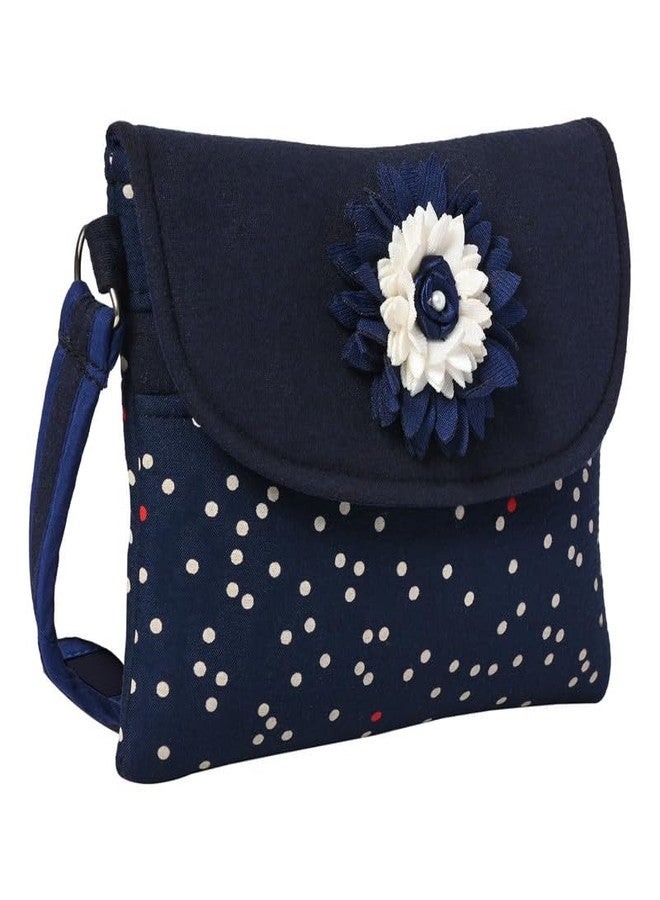 Coco Candy Women's Casual Lightweight Stylish Handbag | Polka dot Blue & White Sling Bag for Women - Perfect for Daily Use - Image 2