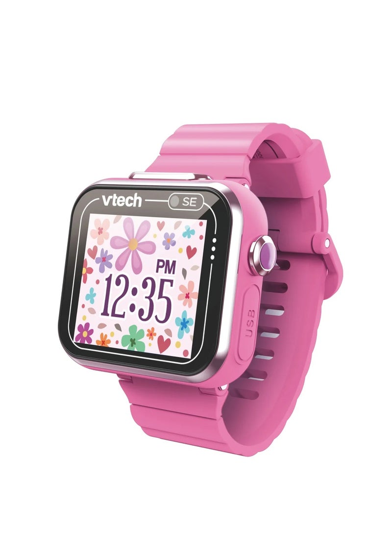 vtech KidiZoom Smartwatch SE Bilingual - Pink | Dual Camera | Fitness Activity Tracker | Included music Games | Great Gift for Age 6+ Kids Teens  - Image 1