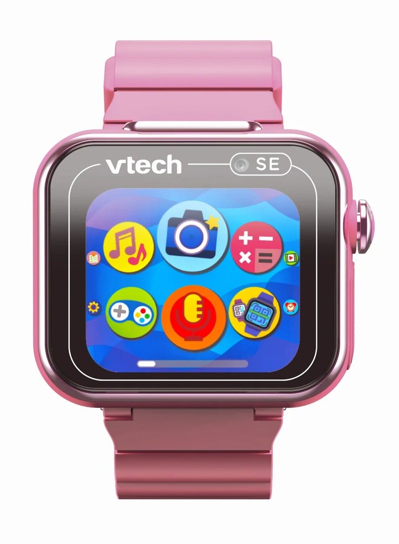 vtech KidiZoom Smartwatch SE Bilingual - Pink | Dual Camera | Fitness Activity Tracker | Included music Games | Great Gift for Age 6+ Kids Teens  - Image 2