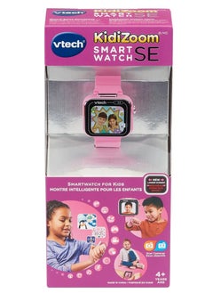 vtech KidiZoom Smartwatch SE Bilingual - Pink | Dual Camera | Fitness Activity Tracker | Included music Games | Great Gift for Age 6+ Kids Teens  - Image 3