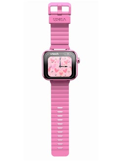 vtech KidiZoom Smartwatch SE Bilingual - Pink | Dual Camera | Fitness Activity Tracker | Included music Games | Great Gift for Age 6+ Kids Teens  - Image 4