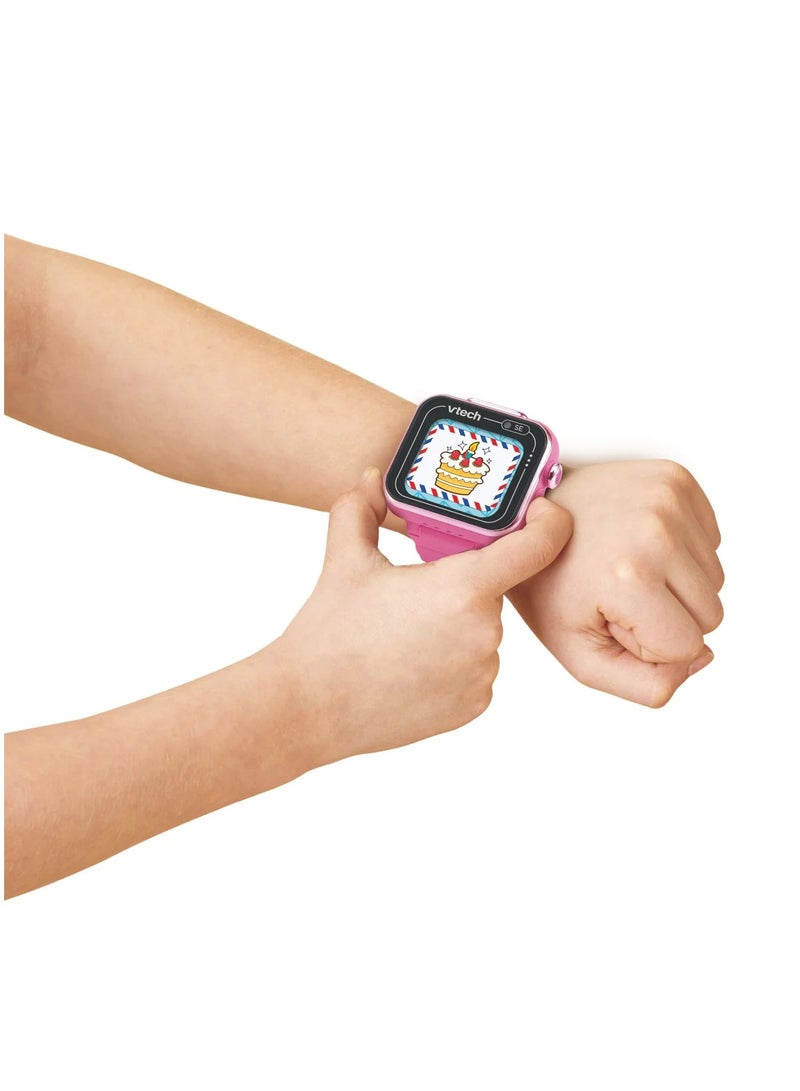 vtech KidiZoom Smartwatch SE Bilingual - Pink | Dual Camera | Fitness Activity Tracker | Included music Games | Great Gift for Age 6+ Kids Teens  - Image 5