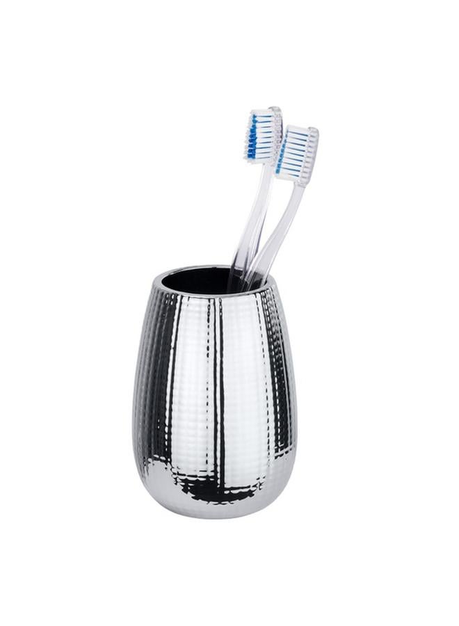Wenko Dakar Chrome Plated High Quality Bathroom Tumbler Silver 11.6 X 8.3Cm 22011100 - Image 2