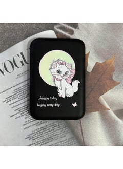 For Apple Magnetic Wireless Charging Treasure Protective Case Drop-resistant MagSafe External Battery Frosted Protective Case-Specifications:Matte Black Cat Shell