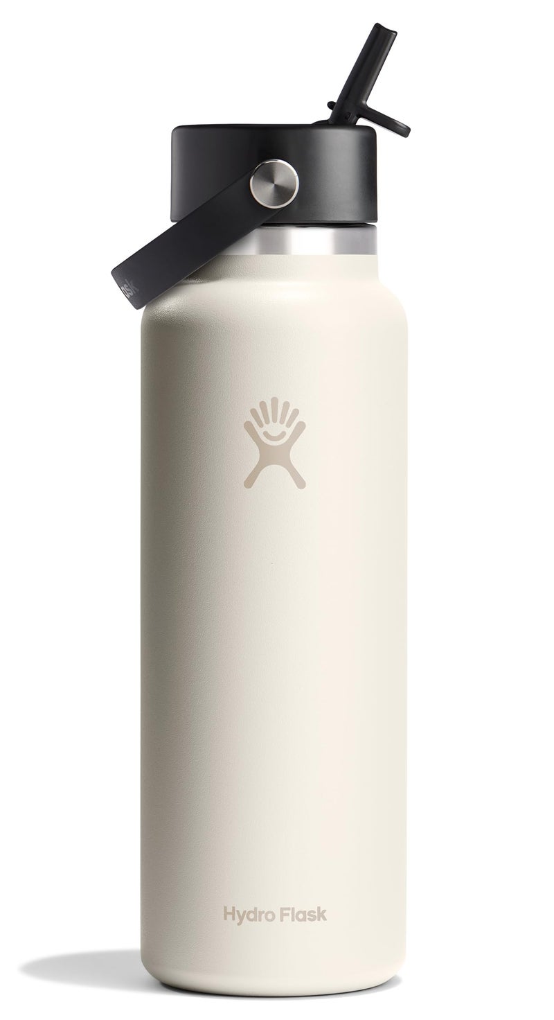 Hydro Flask غطاء مرن بفم واسع سعة 40 أونصة - عاجي - Image 1