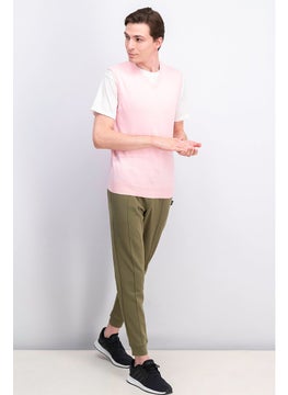 Liu Jo Men Maglia Gilet Knitted Sleeveless Vest, Pink  - Image 2