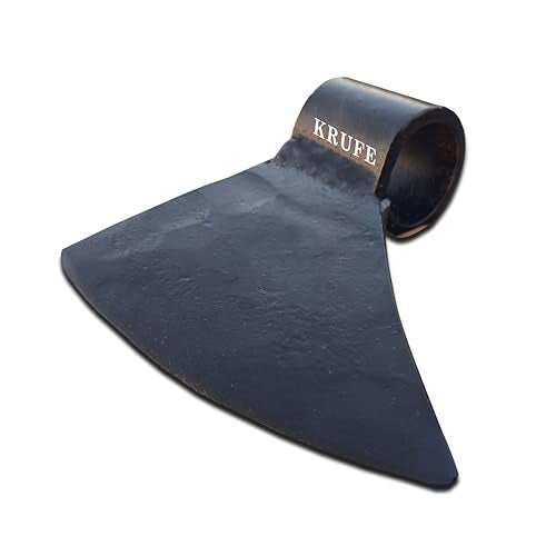 KRUFE Handmade Tempered Axe (Without Handle) - Durable & Sharp Carbon Steel Blade for Wood Chopping, Camping, and Outdoor Survival Customizable Axe Head for DIY Handle Attachment - Image 2