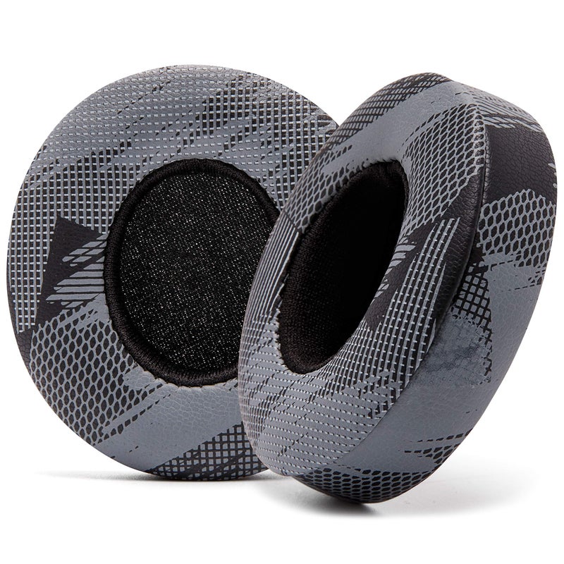 WC Extra Thick Replacement Earpads for Beats Solo 2 & 3 by Wicked Cushions - Ear Pads for Beats Solo 2 & 3 Wireless ON-Ear Headphones - Soft Leather, Luxury Memory Foam, Strong Adhesive | Anthracite - Image 1