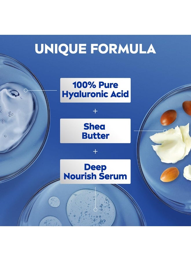 نيفيا لوشن الجسم نيفيا شيا سموث ٢٠٠ مل | ترطيب يدوم ٤٨ ساعة | مع سيروم ترطيب عميق وزبدة الشيا | بشرة صحية وغير دهنية | للبشرة الجافة - Image 3