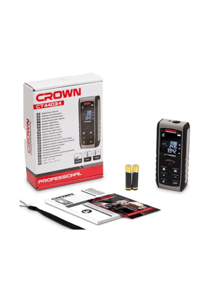 Crown CROWN CT44034 Laser distance measure tool 80m - Image 4
