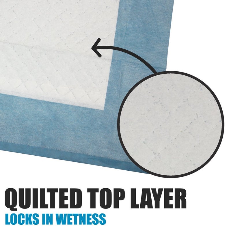 BV Puppy Pads Leak-Proof 100 Count 22"x 22" - Absorbent Pee Pads for Dogs with 6-Layer Design, Rapid Dry Sheet & Built-in Attractant - Dog Pad with Odor Control, Perfect for Puppies & Senior Dogs - Image 3