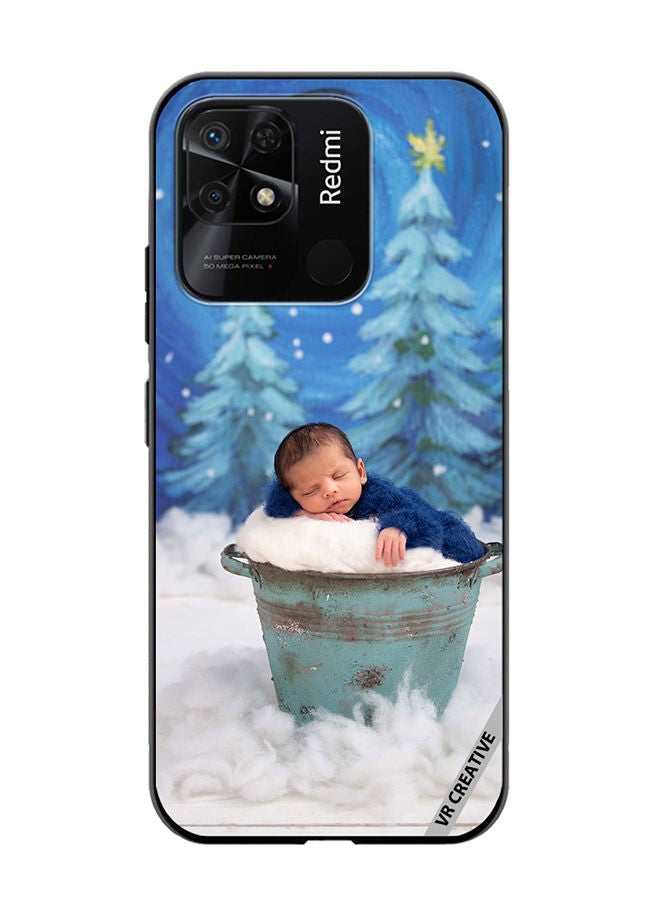 VR CREATIVE Protective Case Cover For Xiaomi Redmi 10C Snowy Baby Design Multicolour - Image 1