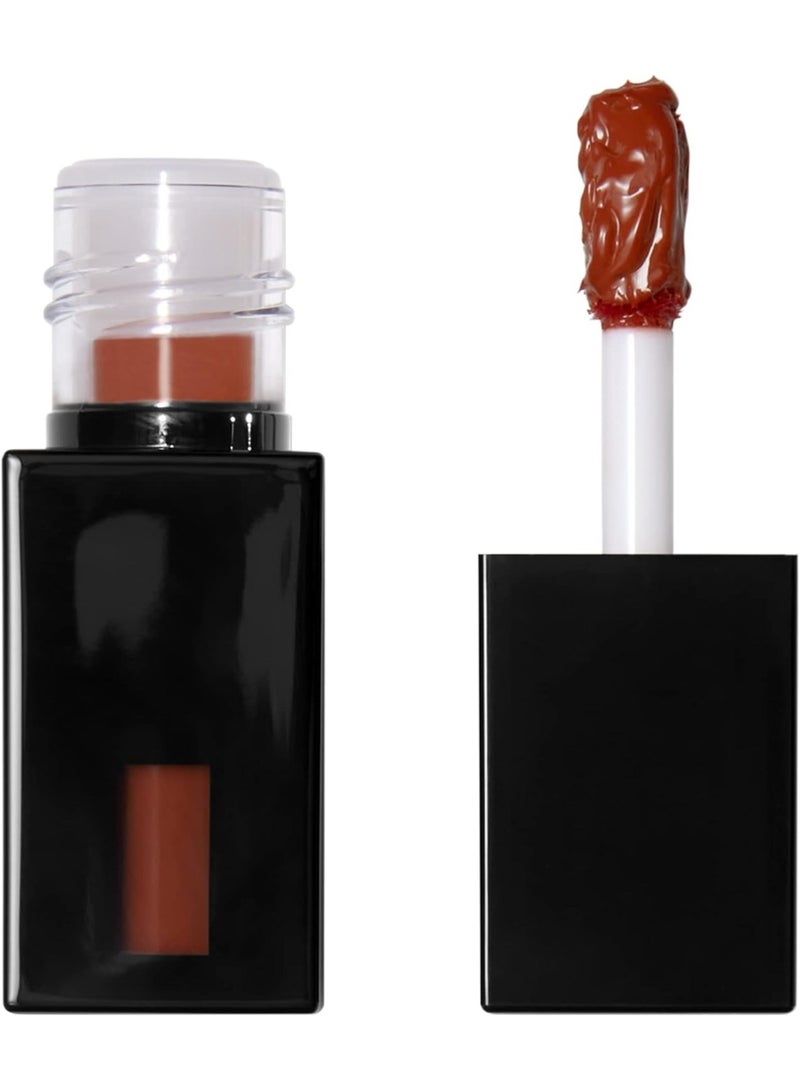 إلف أحمر شفاه لامع من إلف، يدوم طويلاً، خفيف الوزن، يمنحكِ لوناً شفافاً جذاباً ولمسة نهائية لامعة رقيقة، نباتي ولم يُختبر على الحيوانات، لون كورال كيوتي - Image 1