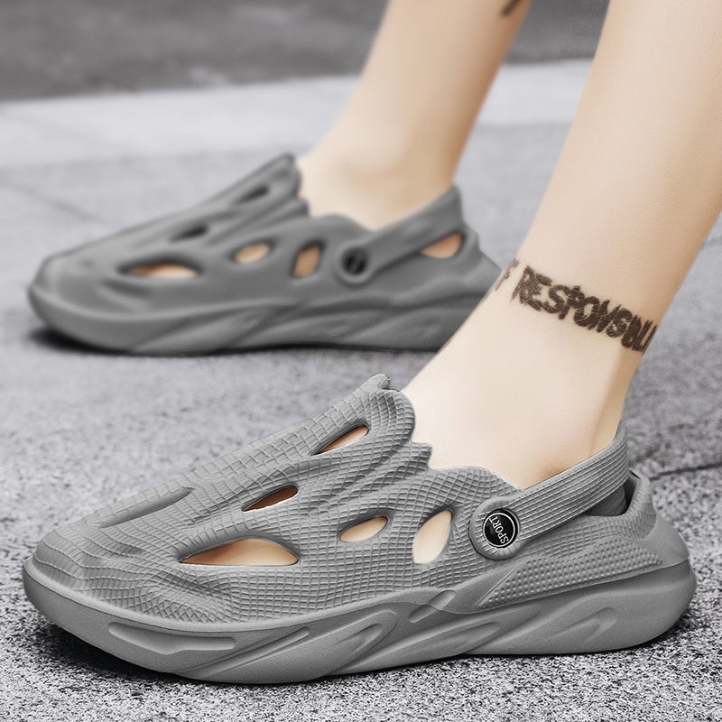 Sukada Beach Shoes Men's Casual Breathable Toe Outdoor Cave Shoes Non-slip Exterior Shoes Summer Sandals - Image 2