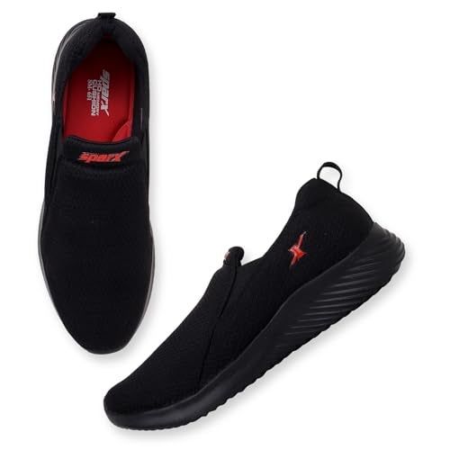 Sparx Men's Outdoor Shoe SM-651G Black Red-7 - Image 3