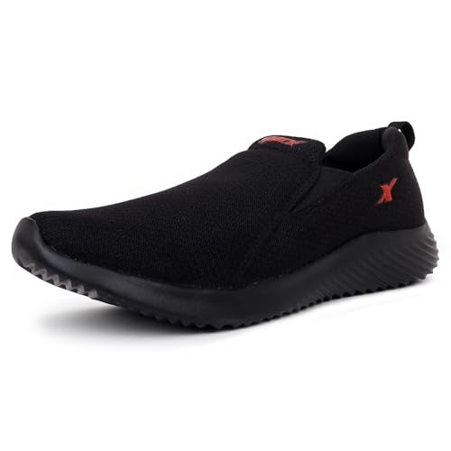 Sparx Men's Outdoor Shoe SM-651G Black Red-7 - Image 1