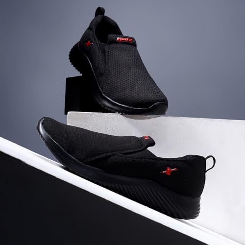 Sparx Men's Outdoor Shoe SM-651G Black Red-7 - Image 2