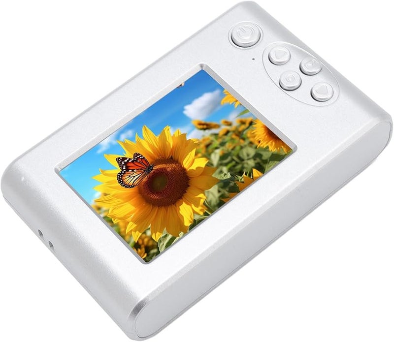 48MP Retro Digital Camera 8X Zoom Anti Shake Auto Focus 2 4 Inch Screen Silver - Image 5