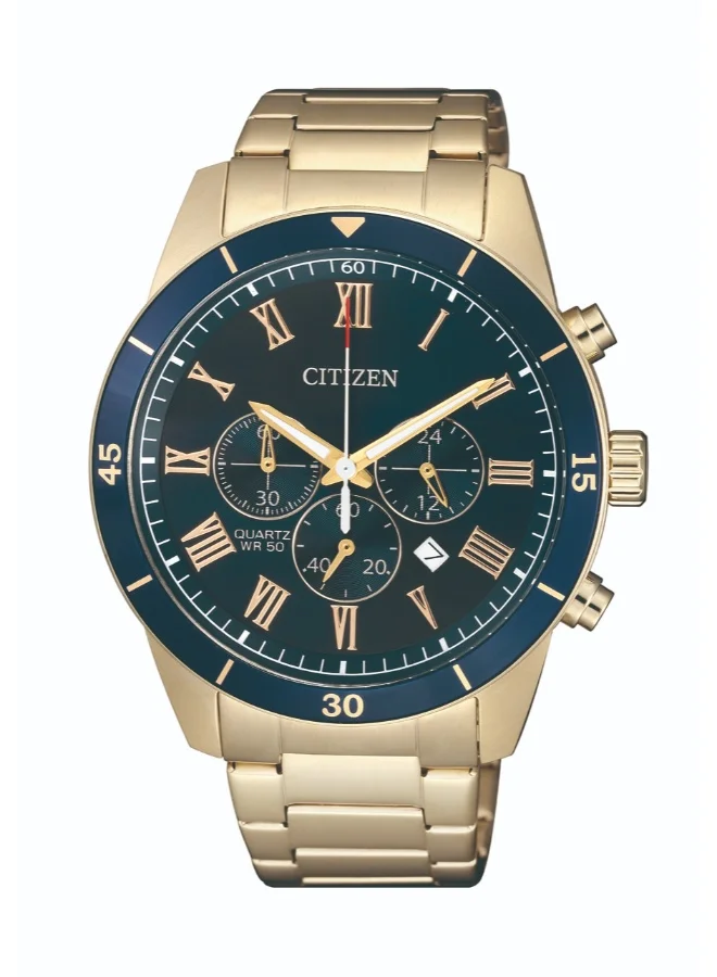 CITIZEN Stainless Steel with Rose Gold Plating  Analog Watch AN8169-58L - 44 mm