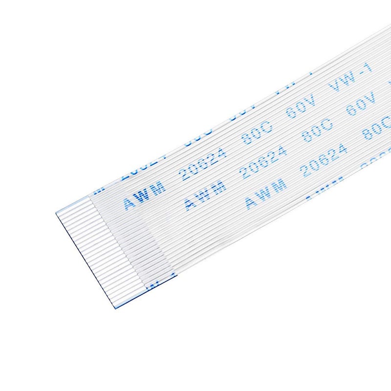 SLVC FFC Cable 26 Pin 0.5mm Same Side Pin(100mm Length) Flat Flexible FPC LVDS Ribbon Wire Flat Cable for Digital Camcorders,Laptops,LCD TVs,LCD,3D Printer(White)(Pack Of 1) - Image 4