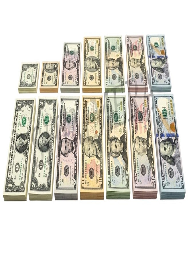 Shimmera Kids Play Dollar Money Set of 700 - Educational Toy Currency Notes for Learning Counting & Money Skills (1-100 Denomination) - Image 3
