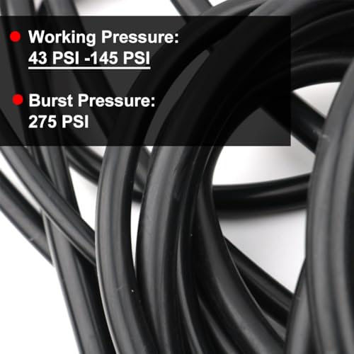 Byredio 6mm 1/4" Silicone Vacuum Hose Flexible Tubing Line 275 PSI Max Pressure 10 FT for Automotive vacuum lines, Turbochargers, Air intake components - Image 3