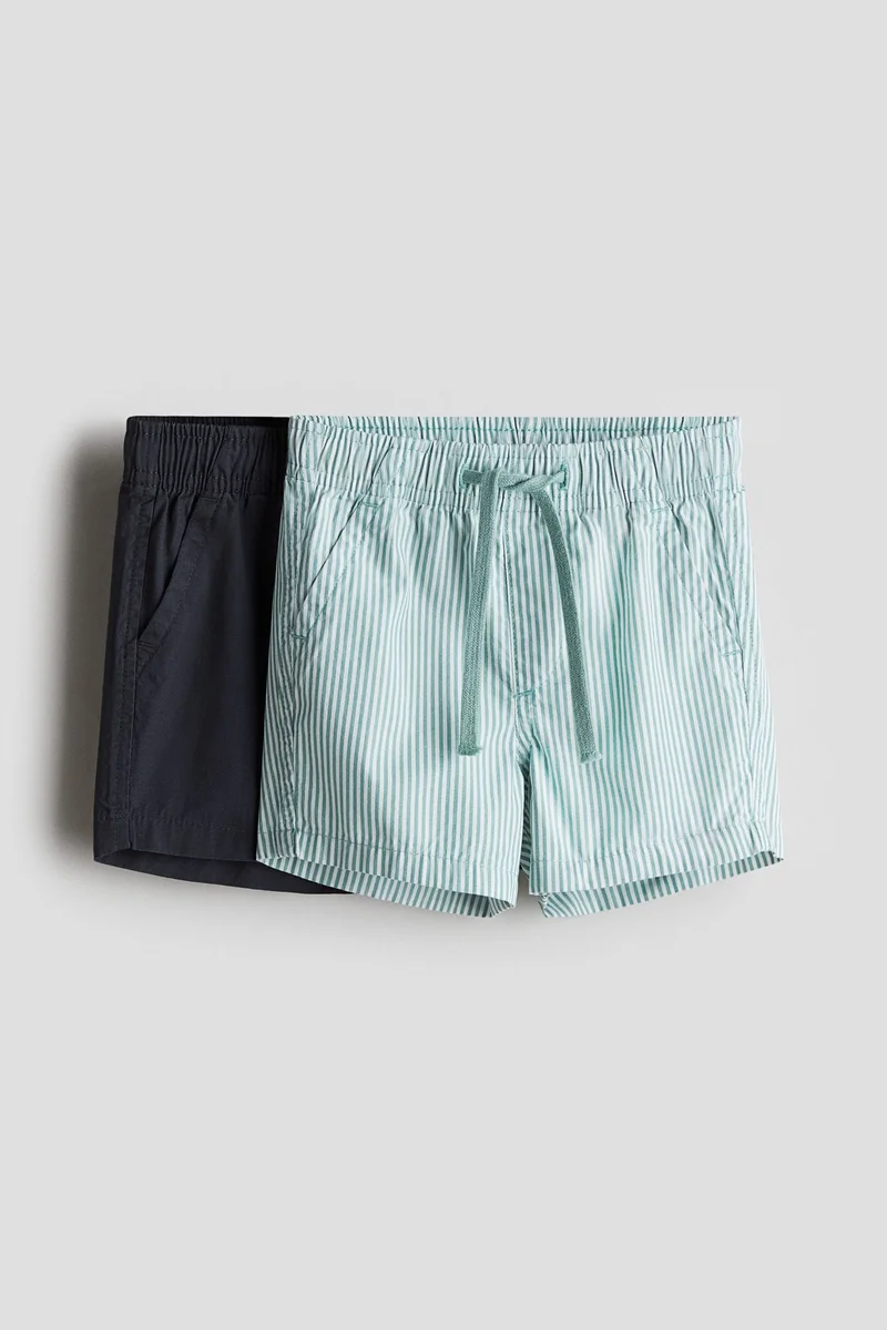 H&M 2-pack cotton shorts