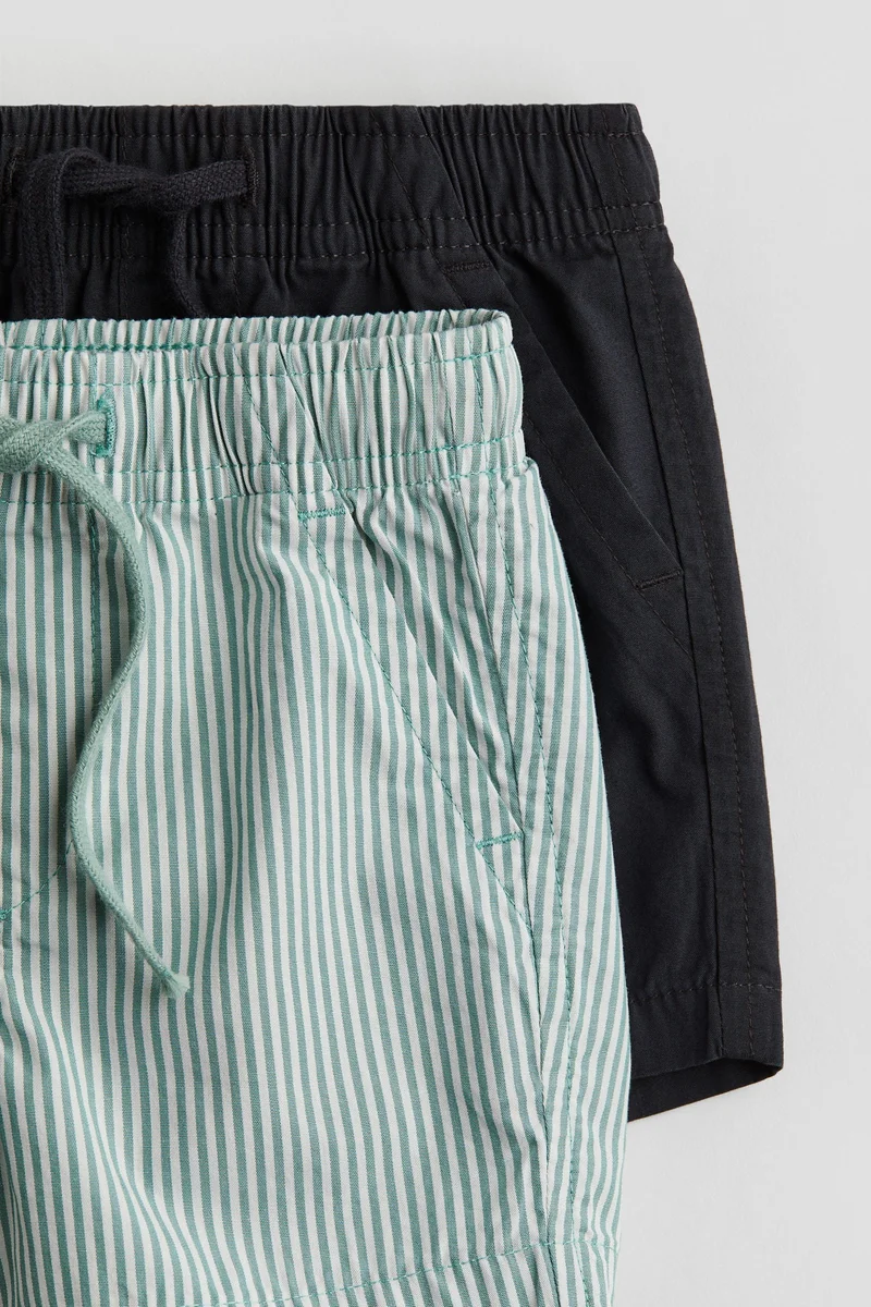 H&M 2-pack cotton shorts