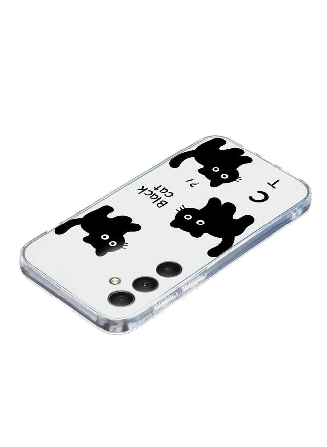 S-TOP Case For Samsung Galaxy A15 Colored Drawing Pattern Transparent TPU Phone Case - Image 5