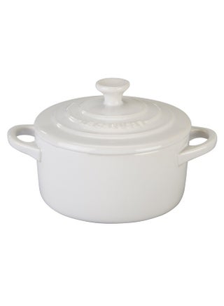 Le Creuset Stoneware Mini Round Cocotte, 8 oz., White - pzsku/ZB11069934EAA778EC4D7Z/45/1750944146/c55fc438-0c5e-4a90-824e-3924bb488033
