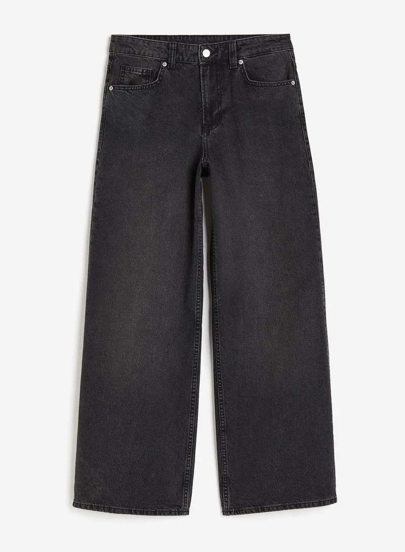 H&M Relaxed Regular Waist Jeans