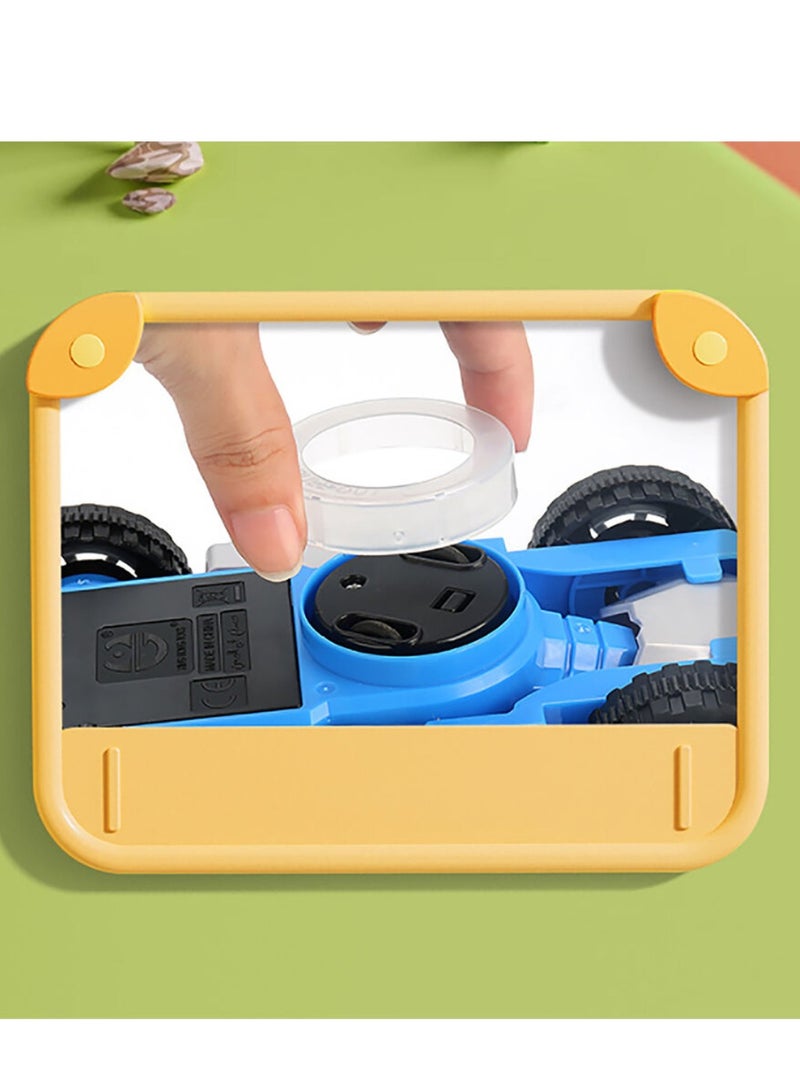 DIGI CORE Transforming Dinosaur Car With LED Light Music And Spray Effect Automatic Transform Dino Spray Electric Car 360-Degree Rotating Universal Induction Spray Light Music Dinosaur Car Toy For Kids - Image 5