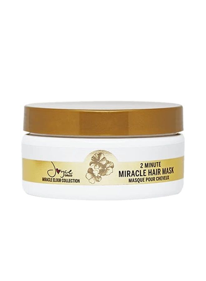 Miracle Elixir Collection Joyce Giraud 2 Minute Miracle Hair Mask - Restore, Renew, & Repair, Ideal for All Hair Types - Miracle Elixir Collection, 8 Oz. - Image 1
