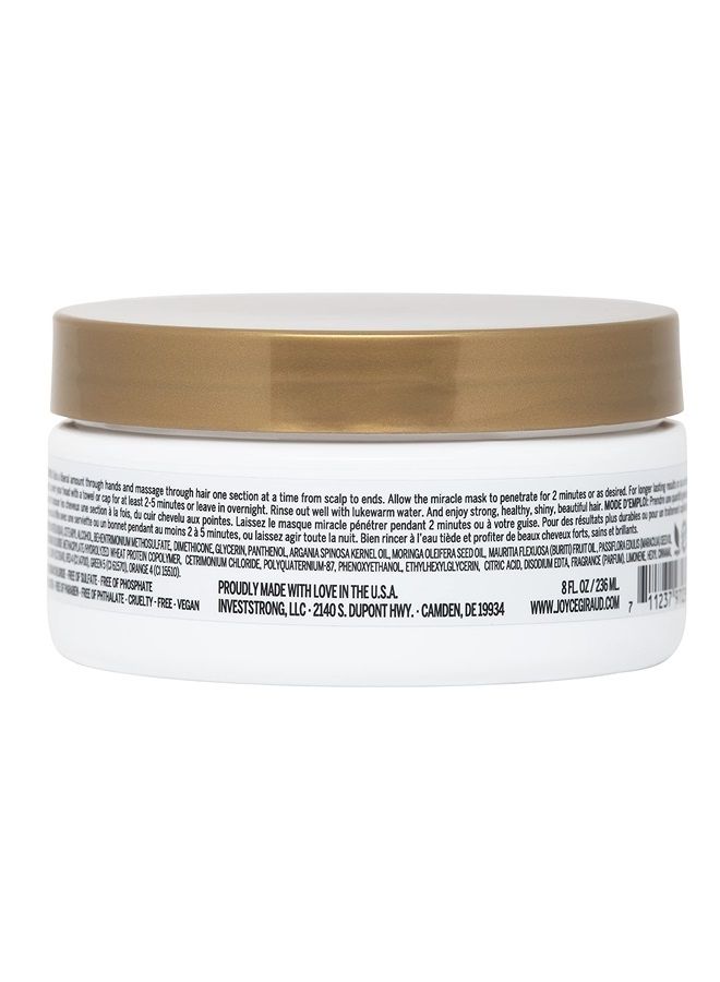 Miracle Elixir Collection Joyce Giraud 2 Minute Miracle Hair Mask - Restore, Renew, & Repair, Ideal for All Hair Types - Miracle Elixir Collection, 8 Oz. - Image 3