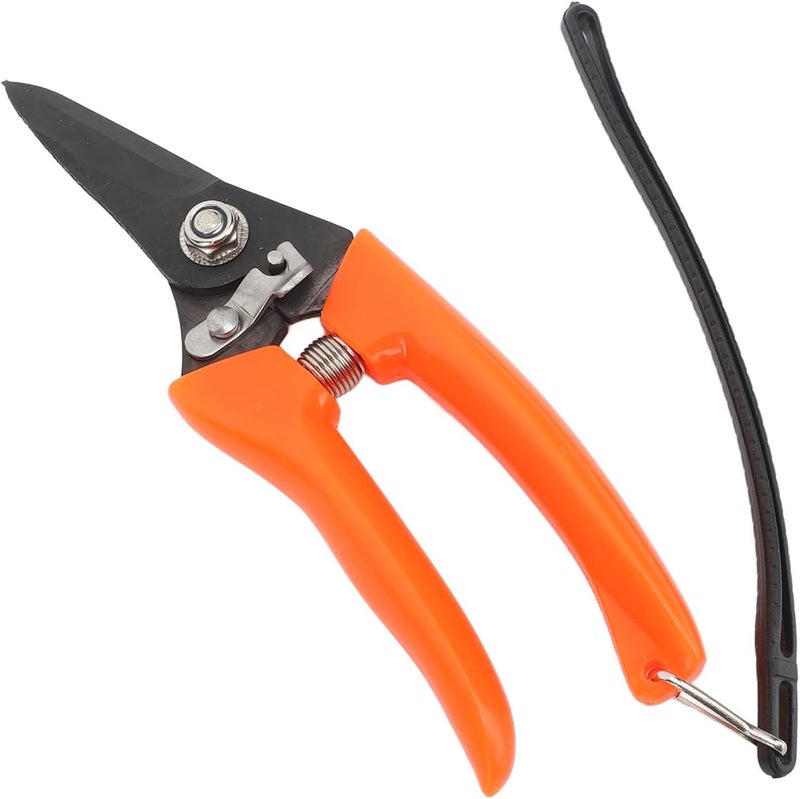 Red Hoof Shear, Stainless Steel High Carbon Steel Hoof Trimmers, Multifunctional Hoof Trimming Shears for Goat Sheep Hoof Care with Ergonomic Grip - Image 2