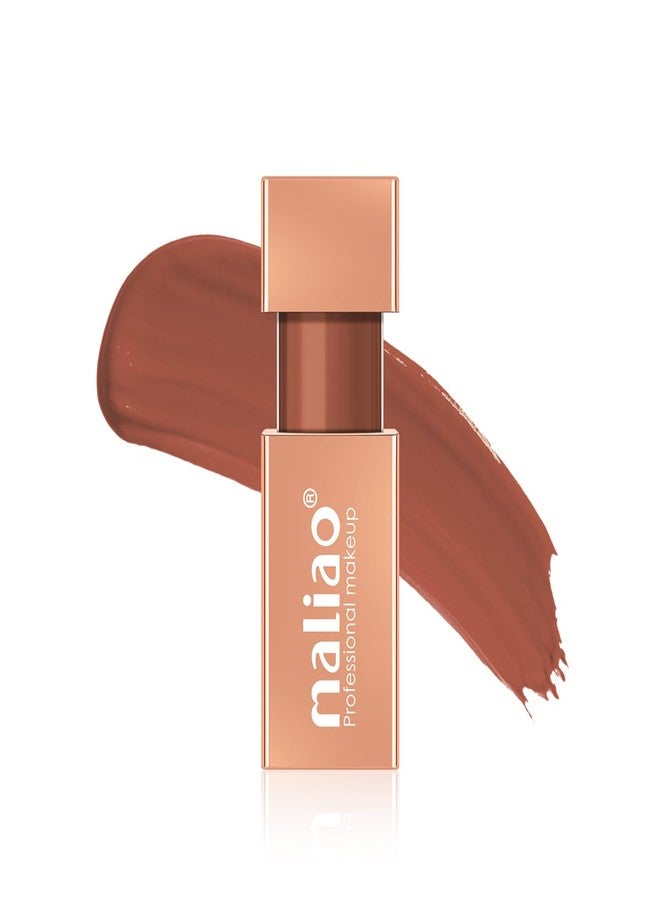 Maliao Color Last Matte Lipstick - Long-Lasting, Vibrant Shades (BRUNCH NUDE) - Image 1