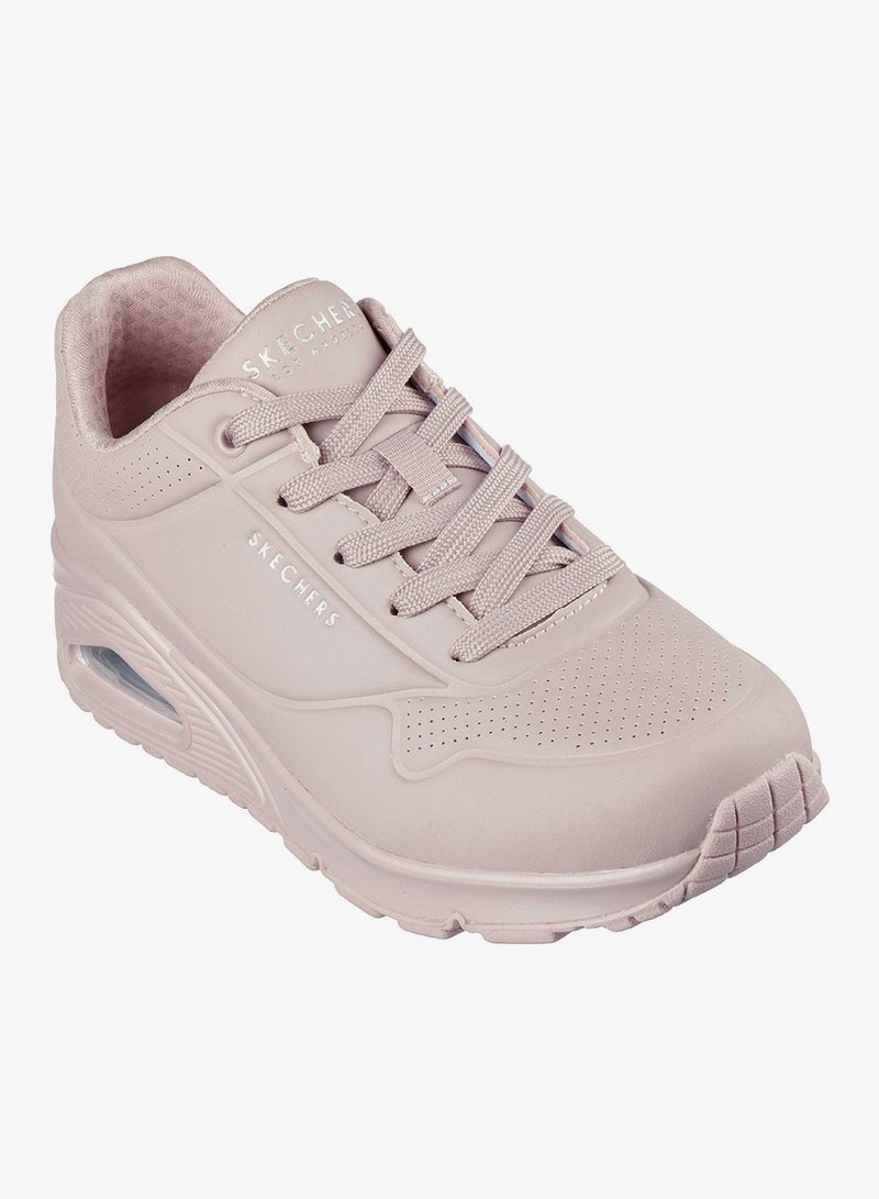 Skechers Uno - Stand On Air Red Lace-Up Shoes for Women - Image 3